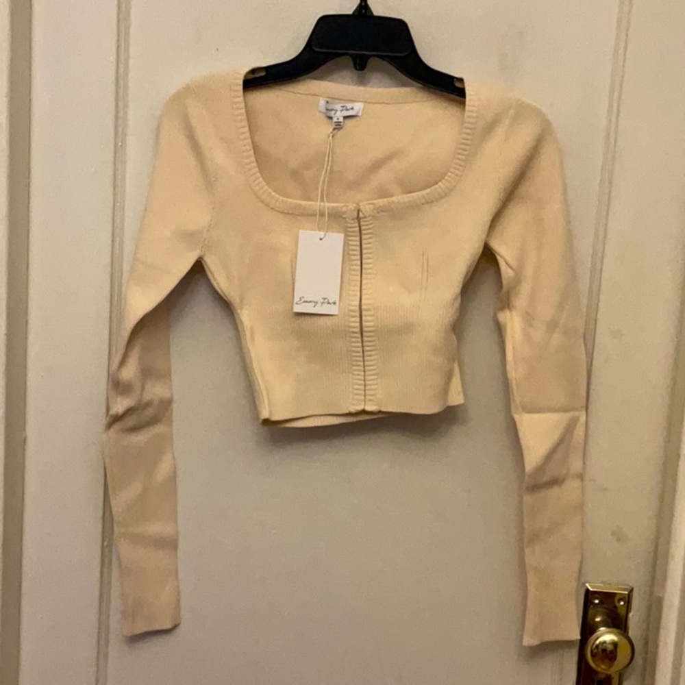 NWT Emory park crop top size S.